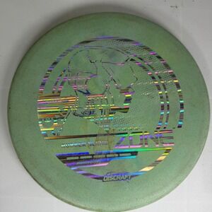 Discraft Zone LE Rubber Blend Disc Golf 173-174g Mint Green Holographic Stamp